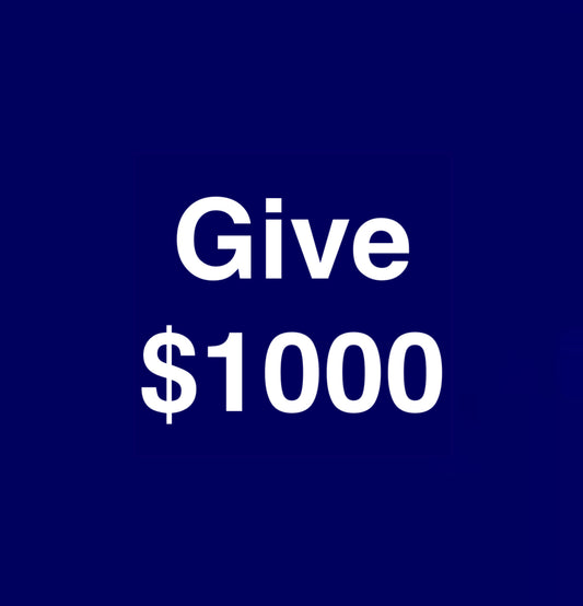 $1000 Contribution